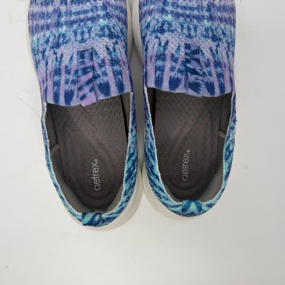 Aetrex Comfort Slip-On Sneakers | Size 7.5–8 | Excellent Condition-Blue-Purple - Picture 7 of 10